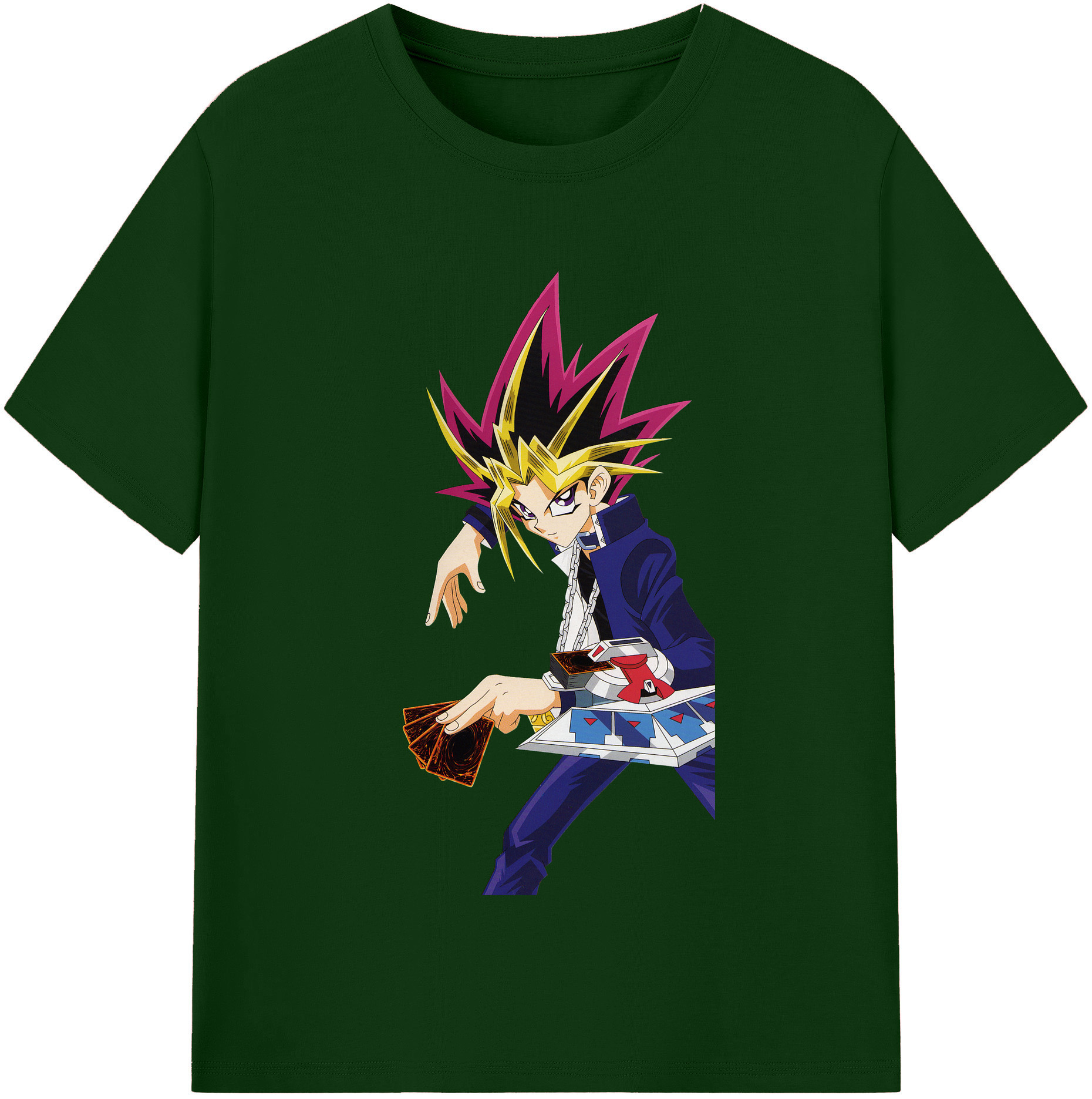 （画像用） 遊☆戯☆王 Yu-Gi-Oh! 綿100％半袖Tシャツ（フロントプリント）